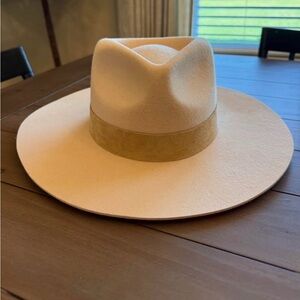 Lack of Color Beige Wide Brim Hat